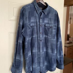 Pendleton Thomas Kay Wool Shirt Blue